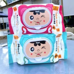 Khăn Giấy Ướt Lau Mặt Cao Cấp, Combo 10 Bịt, 100 Tờ
