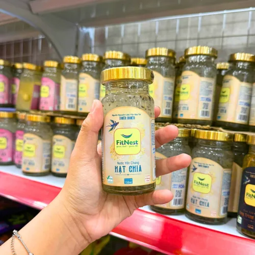 Nước Yến Chưng Hạt Chia FitNest 150ml, Combo 10 Hũ