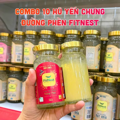 Combo 10 hũ FitNest nước yến chưng đường phèn 150ml