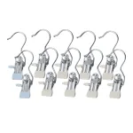 Chỗ sỉ combo 10 Móc Kẹp Quần Áo Bằng Inox - Móc Kẹp Phơi Tất Vớ Đồ Lót Bọc Nhựa Pvc Cao Cấp Nhỏ Gọn
