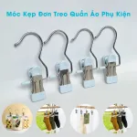 Chỗ sỉ combo 10 Móc Kẹp Quần Áo Bằng Inox - Móc Kẹp Phơi Tất Vớ Đồ Lót Bọc Nhựa Pvc Cao Cấp Nhỏ Gọn