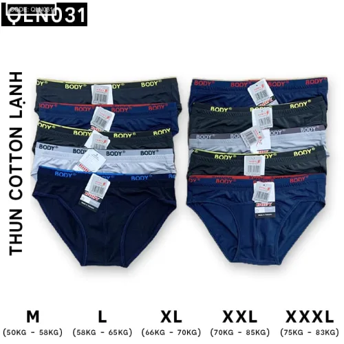 Chỗ sỉ combo 10 Quần Lót Nam Tam Giác Viền Lưng Thun Lạnh Cao Cấp