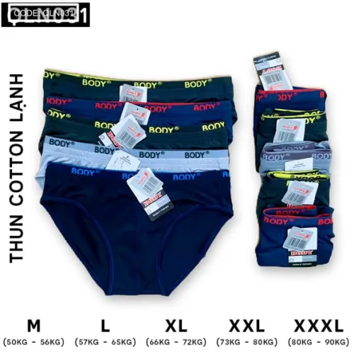 Chỗ sỉ combo 10 Quần Lót Nam Tam Giác Viền Lưng Thun Lạnh Cao Cấp