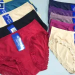 Nguồn sỉ combo 10 quần lót nữ viền ren hoa hồng