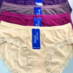 Nguồn sỉ combo 10 quần lót nữ viền ren hoa hồng