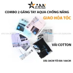 Combo 2 cặp găng tay chống nắng Aqua, tổng cộng 4 cái