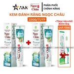 Kem Đánh Răng Dược Liệu Ngọc Châu Chuyên Gia 100g, Combo 2 Tuýp Tặng Bàn Chải