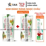 Nguồn hàng sỉ combo 2 Cây Kem Đánh Răng Ngọc Châu Trắng Răng 100g/Tuýp - Kem Đánh Răng Dược Liệu + Tặng 1 Bài Chải Đánh Răng