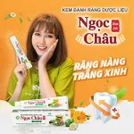 Nguồn hàng sỉ combo 2 Cây Kem Đánh Răng Ngọc Châu Trắng Răng 100g/Tuýp - Kem Đánh Răng Dược Liệu + Tặng 1 Bài Chải Đánh Răng