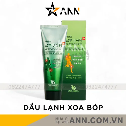 Shop sỉ combo 2 Chai Dầu Lạnh Xoa Bóp Glucosamine Hàn Quốc Tuýp 150ml