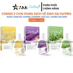 Combo 2 Chai Dung Dịch Vệ Sinh Dạ Hương 120ml - Hương Lavender, Hương Hoa Cúc, Hương Trà Xanh (Được Chọn Mùi)