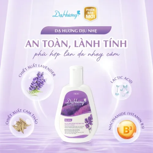 Combo 2 Chai Dung Dịch Vệ Sinh Dạ Hương 120ml - Hương Lavender, Hương Hoa Cúc, Hương Trà Xanh (Được Chọn Mùi)