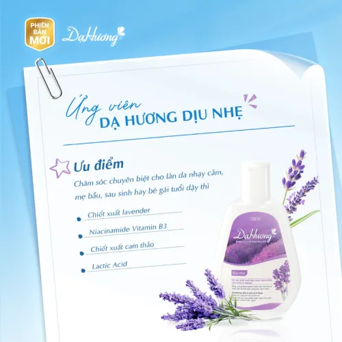 Combo 2 Chai Dung Dịch Vệ Sinh Dạ Hương 120ml - Hương Lavender, Hương Hoa Cúc, Hương Trà Xanh (Được Chọn Mùi)