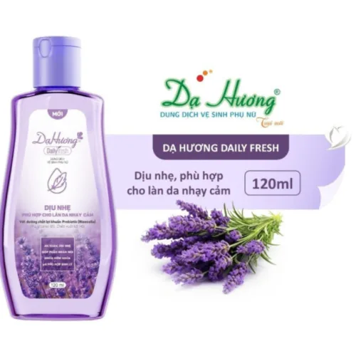 Bộ 2 chai Dạ Hương Daily Fresh dịu nhẹ màu tím 120ml/chai