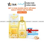 Nơi lấy sỉ combo 2 Chai Dung Dịch Vệ Sinh Dạ Hương Daily Fresh Moisture Màu Vàng 120ml/chai