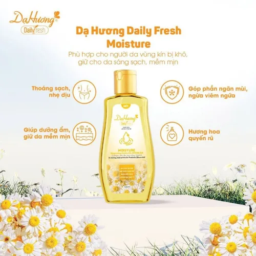 Nơi lấy sỉ combo 2 Chai Dung Dịch Vệ Sinh Dạ Hương Daily Fresh Moisture Màu Vàng 120ml/chai