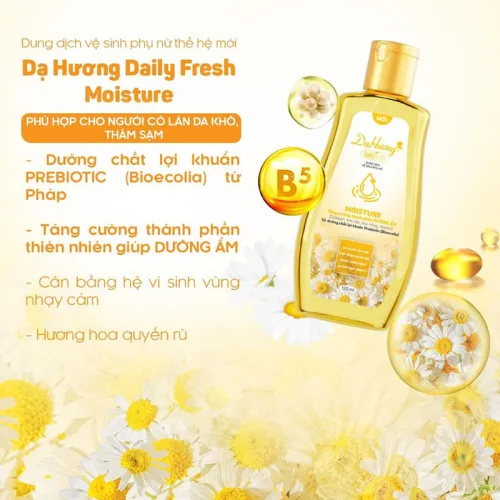 Nơi lấy sỉ combo 2 Chai Dung Dịch Vệ Sinh Dạ Hương Daily Fresh Moisture Màu Vàng 120ml/chai
