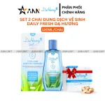 Chỗ sỉ combo 2 Chai Dung Dịch Vệ Sinh Dạ Hương Daily Fresh Total Care Màu Xanh 120ml/chai