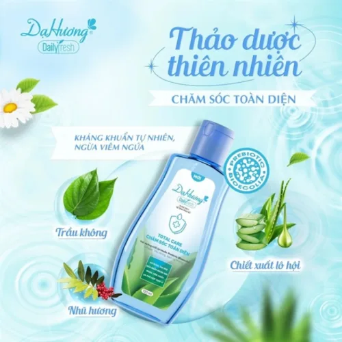 Chỗ sỉ combo 2 Chai Dung Dịch Vệ Sinh Dạ Hương Daily Fresh Total Care Màu Xanh 120ml/chai