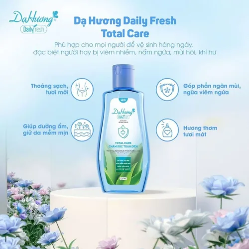 Chỗ sỉ combo 2 Chai Dung Dịch Vệ Sinh Dạ Hương Daily Fresh Total Care Màu Xanh 120ml/chai