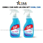 Combo 2 chai nước lau kính Gift, mỗi chai 540 ml