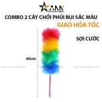 Bộ 2 chổi phủi bụi lông mềm tiện dụng dài 60cm