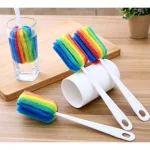 Cọ rửa ly 7 màu kích thước 25x5,5cm – combo 2 cọ