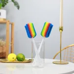 Cọ rửa ly 7 màu kích thước 25x5,5cm – combo 2 cọ