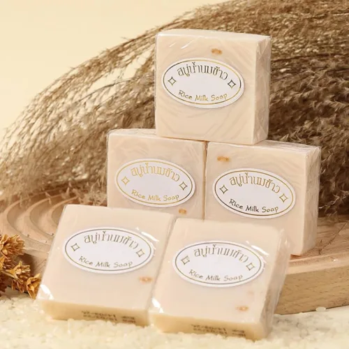 Combo 2 Cục Xà Phòng Cám Gạo Thái Lan Jam Rice Milk Soap 20g/Cục