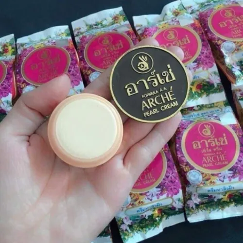 Kem face sâm Arche Pearl Cream AC Thái Lan dưỡng sáng da mặt, bộ 2 hộp 5g/hộp