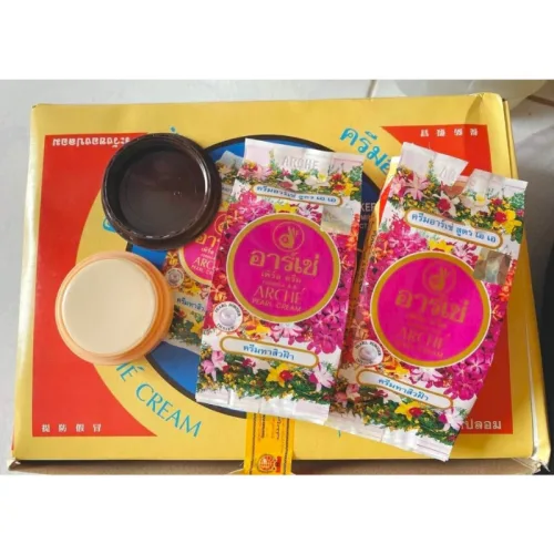 Kem face sâm Arche Pearl Cream AC Thái Lan dưỡng sáng da mặt, bộ 2 hộp 5g/hộp