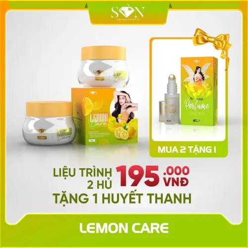 Chuyên sỉ combo 2 Hộp Kem Thâm Nách Lemon Care SON Cosmetic (Tặng Serum)