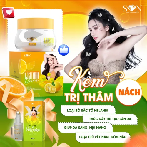 Chuyên sỉ combo 2 Hộp Kem Thâm Nách Lemon Care SON Cosmetic (Tặng Serum)