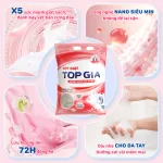 Bột giặt quần áo Top Gia hương nước hoa Pháp, 2 túi 850g