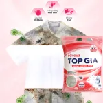 Bột giặt quần áo Top Gia hương nước hoa Pháp, 2 túi 850g