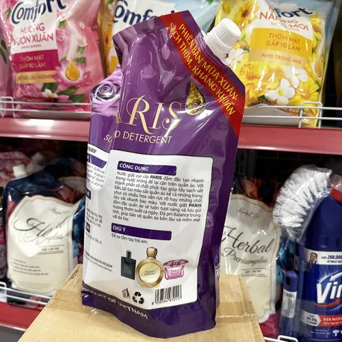 Chuyên sỉ combo 2 Túi Nước Giặt Paris Hương Nước Hoa 3,6kg (2 Túi 7,2kg) - Loại Rẻ