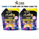 Nguồn hàng sỉ combo 2 Túi Nước Giặt Pariz 4,8L/Túi