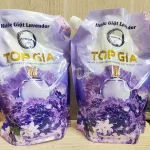 Nước giặt Topgia Đắm Say màu tím, combo 2 túi 1 lít