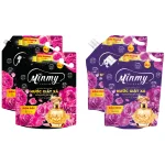 Combo 2 túi nước giặt xả Minmy, màu tím hoặc hồng, 2,2 kg/túi