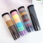 Dây thun buộc tóc trơn mềm mại, co giãn – combo 3 dây, hộp 20 dây 19.5cm, giao ngẫu nhiên