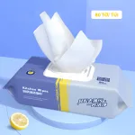 Combo 3 gói khăn ướt lau bếp đa năng, 80 miếng mỗi gói, 30x11x5cm