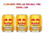 Nơi lấy sỉ combo 3 Lon Nước Tăng Lực RED BULL Thái Lan 250ml
