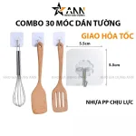 Nơi lấy sỉ combo 30 Móc Dán Tường Chịu Lực 5,5x5,5cm