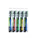 Bộ 5 bàn chải đánh răng than tre Marongun lông mềm 21cm