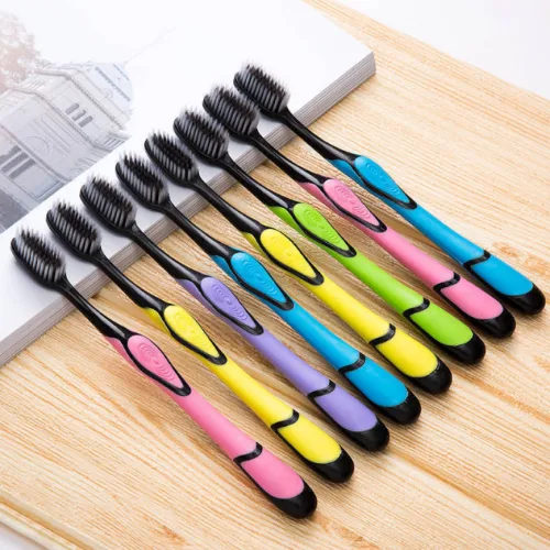 Bộ 5 bàn chải đánh răng than tre Marongun lông mềm 21cm