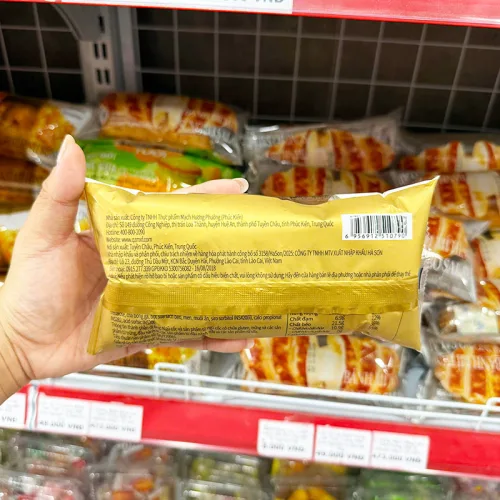 Nguồn hàng sỉ combo 5 Cái Bánh Mì Sừng Bò WEICHUDAO Vị Ruốc Bơ