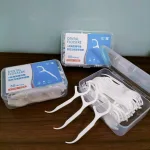 Shop sỉ combo 5 Hộp Tăm Chỉ Nha Khoa Vệ Sinh Răng Miệng Dental Flossers - Hộp 50 Tăm Nha Khoa 8,4x5,8x2,7cm