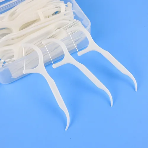 Shop sỉ combo 5 Hộp Tăm Chỉ Nha Khoa Vệ Sinh Răng Miệng Dental Flossers - Hộp 50 Tăm Nha Khoa 8,4x5,8x2,7cm