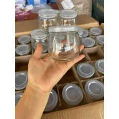 Nguồn hàng sỉ combo 5 Lọ Thủy Tinh Đựng Sữa Chua - Hủ Sữa Chua Béo Ú 200ml