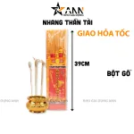 Nguồn hàng sỉ túi Nén Nhang Thần Tài Thái Lan Nhập Khẩu - Hương Sạch Cuộn Tàn Đồng Xu 39cm